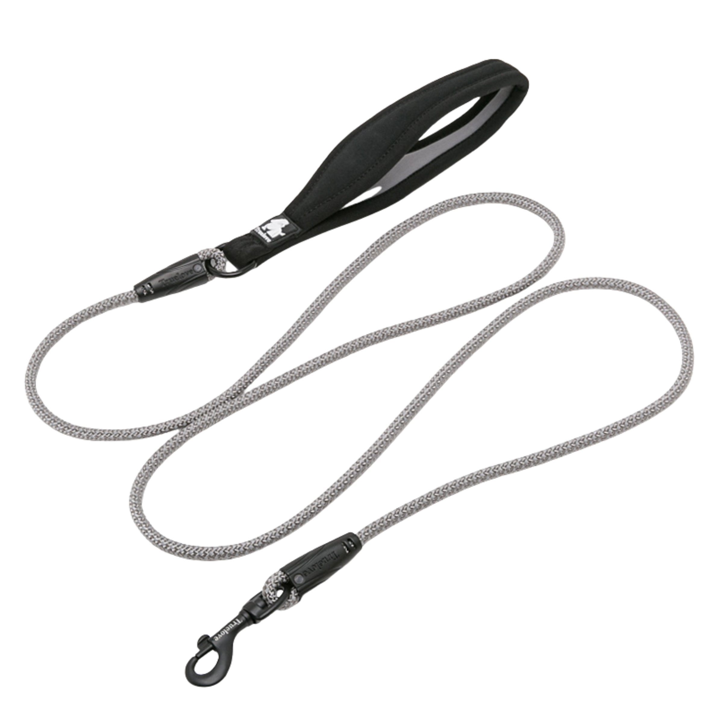 Truelove Reflective Rope Lead — Ash Grey