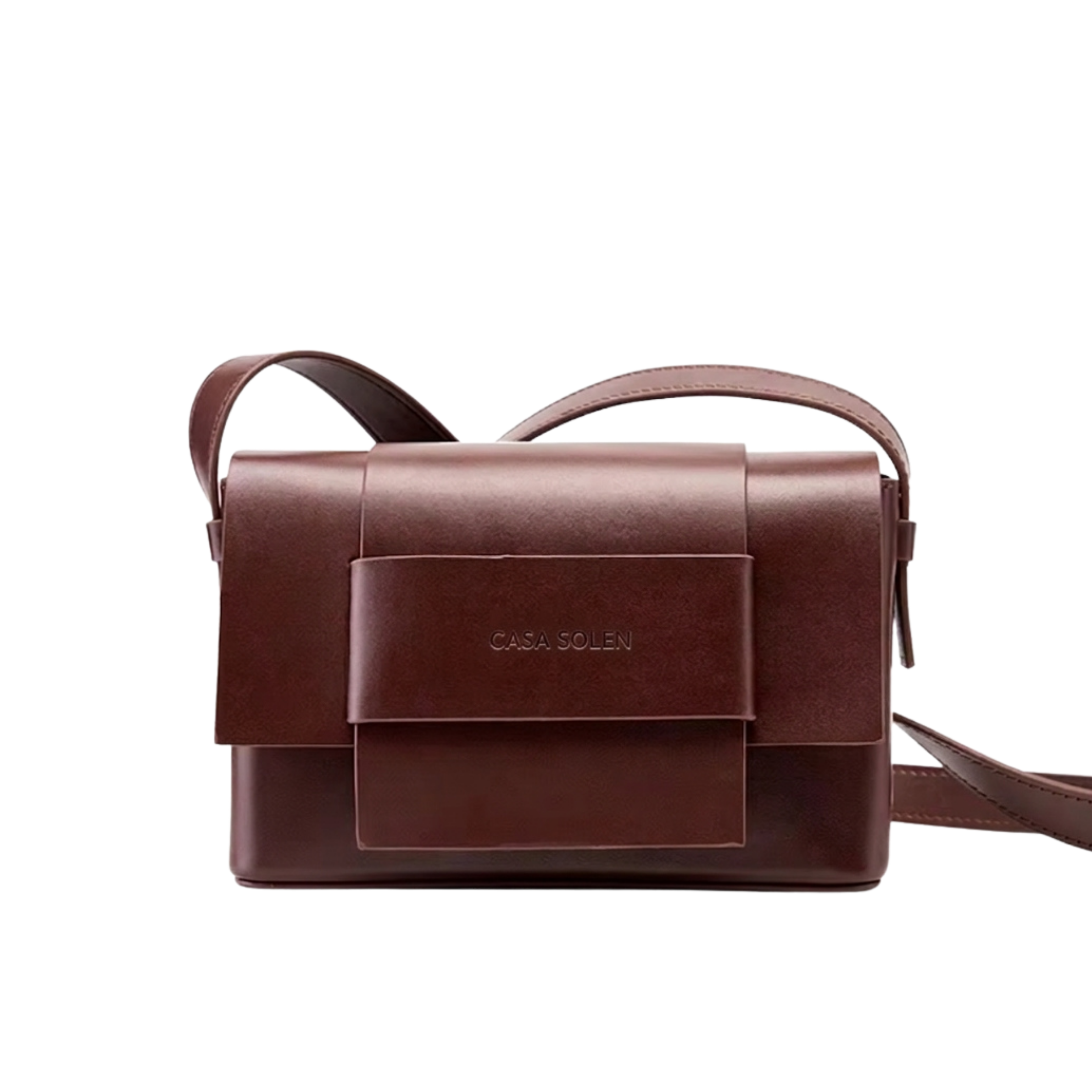Alita — Chestnut | Casa Solen Leather Bag
