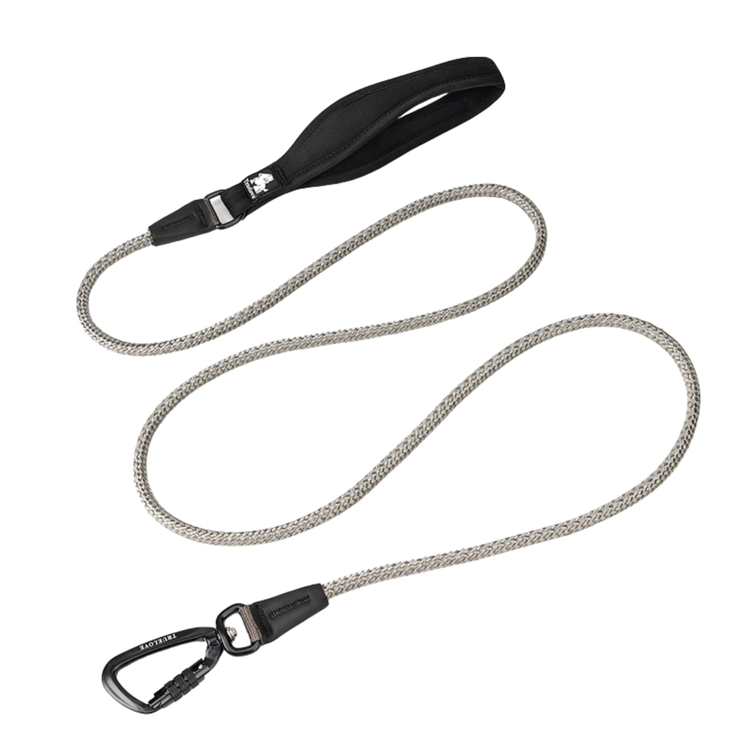 Truelove Reflective Rope Lead — Ash Grey