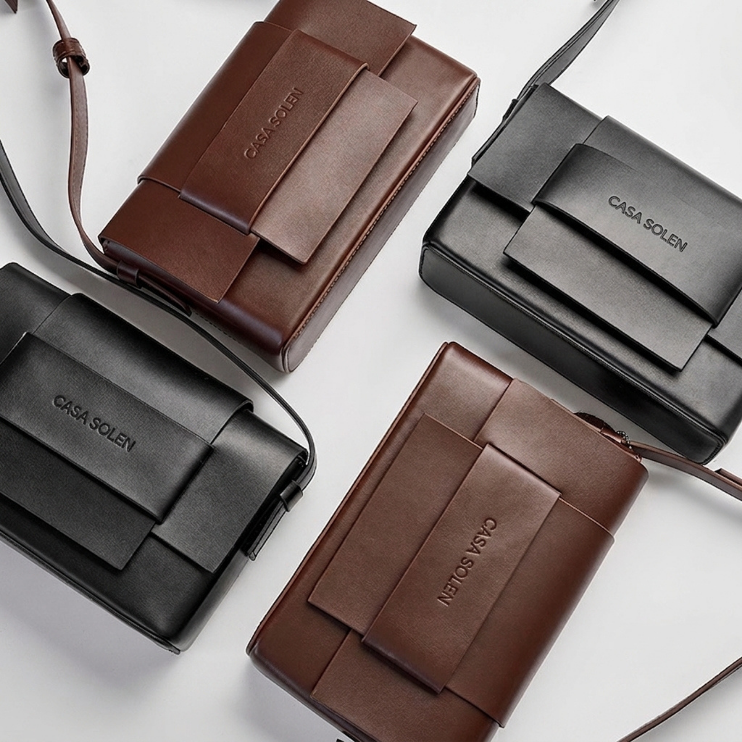 Alita — Onyx | Casa Solen Leather Bag