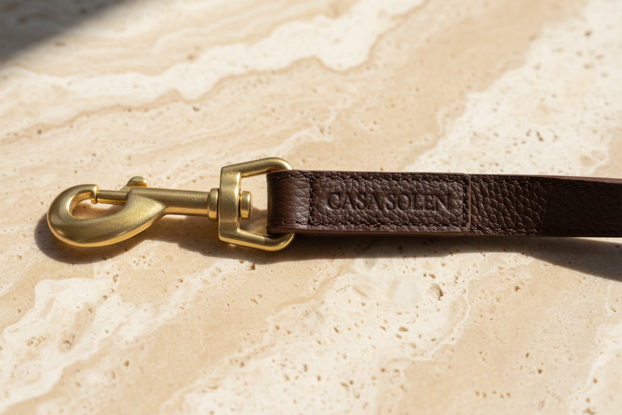 CASA SOLEN hardware craftsmanship — travertine